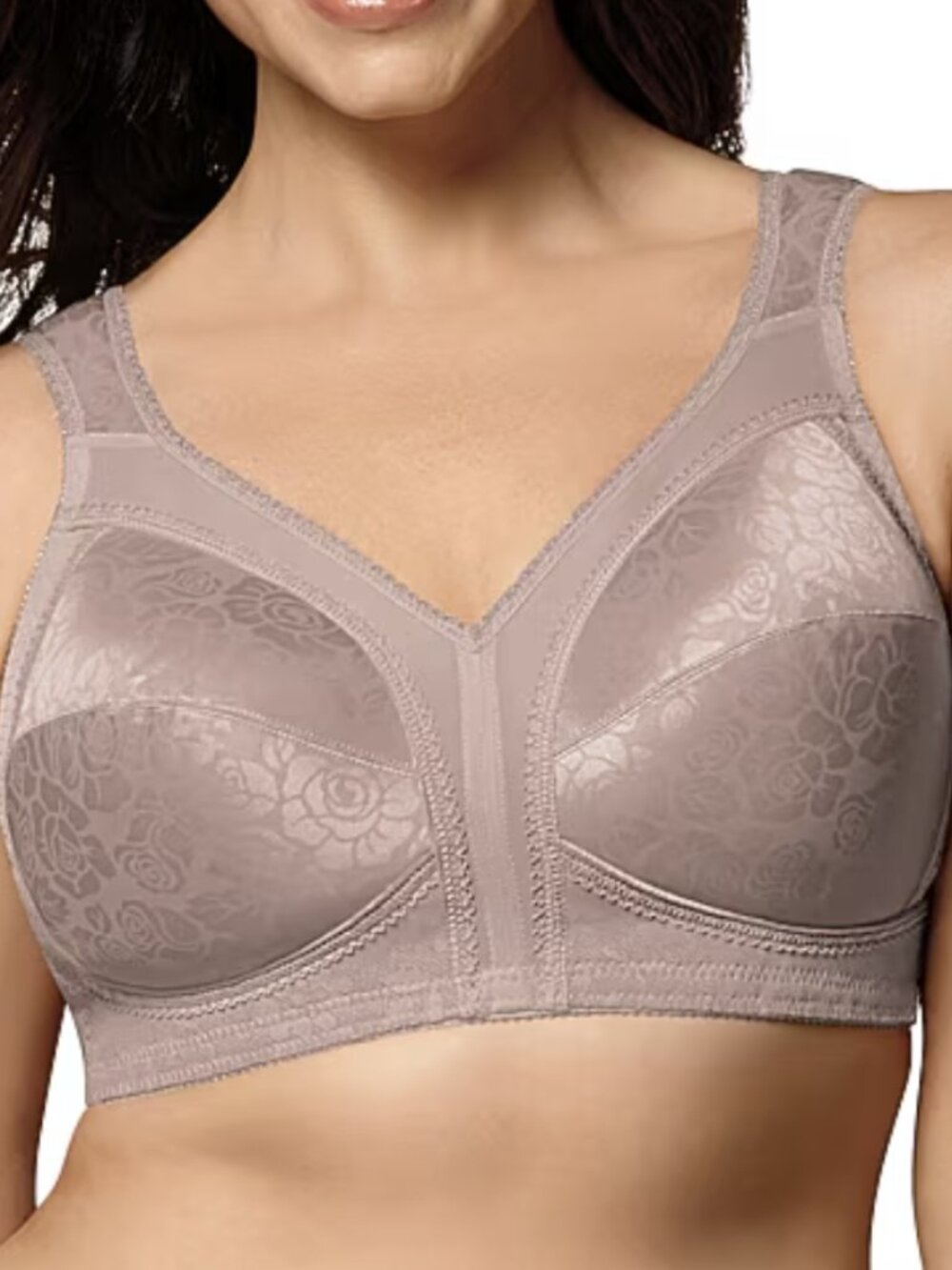 Playtex 18 Hour Ultimate Shoulder Comfort Wireless Bra Toffee 48DD Women's NWT